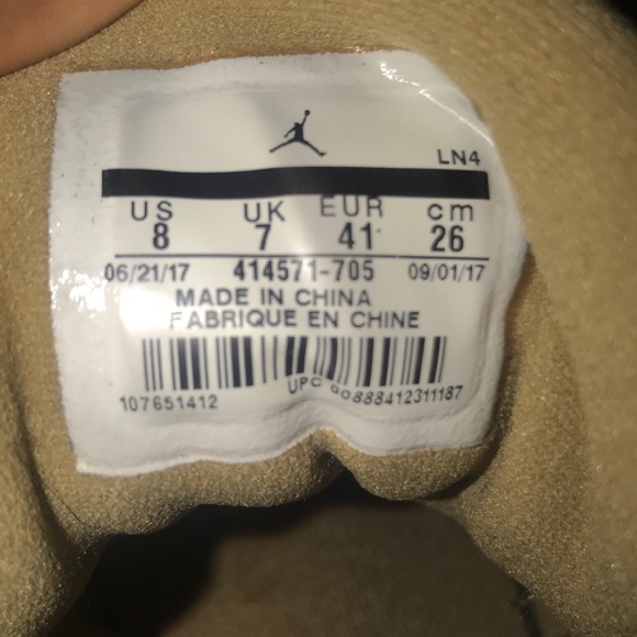 Jordan 13 wheats - Picture 5 of 5